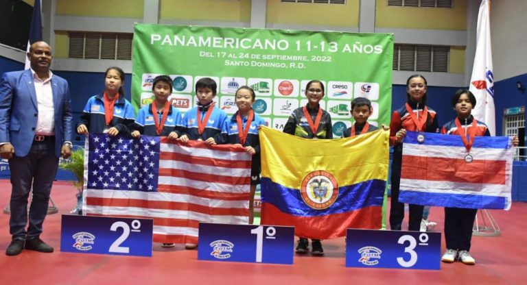 Tenismesistas Amanda Jiménez y Lucca Lobo ganan histórica medalla panamericana para Costa Rica