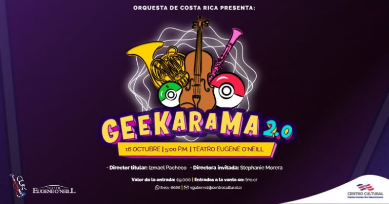 Orquesta de Costa Rica presentará concierto de ‘Geekarama 2.0’ en octubre