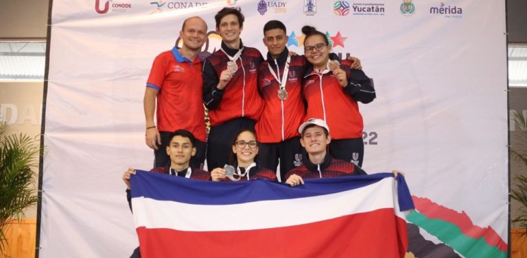Taekwondistas costarricenses ganan 5 medallas en los Juegos Panamericanos Universitarios de México 2022