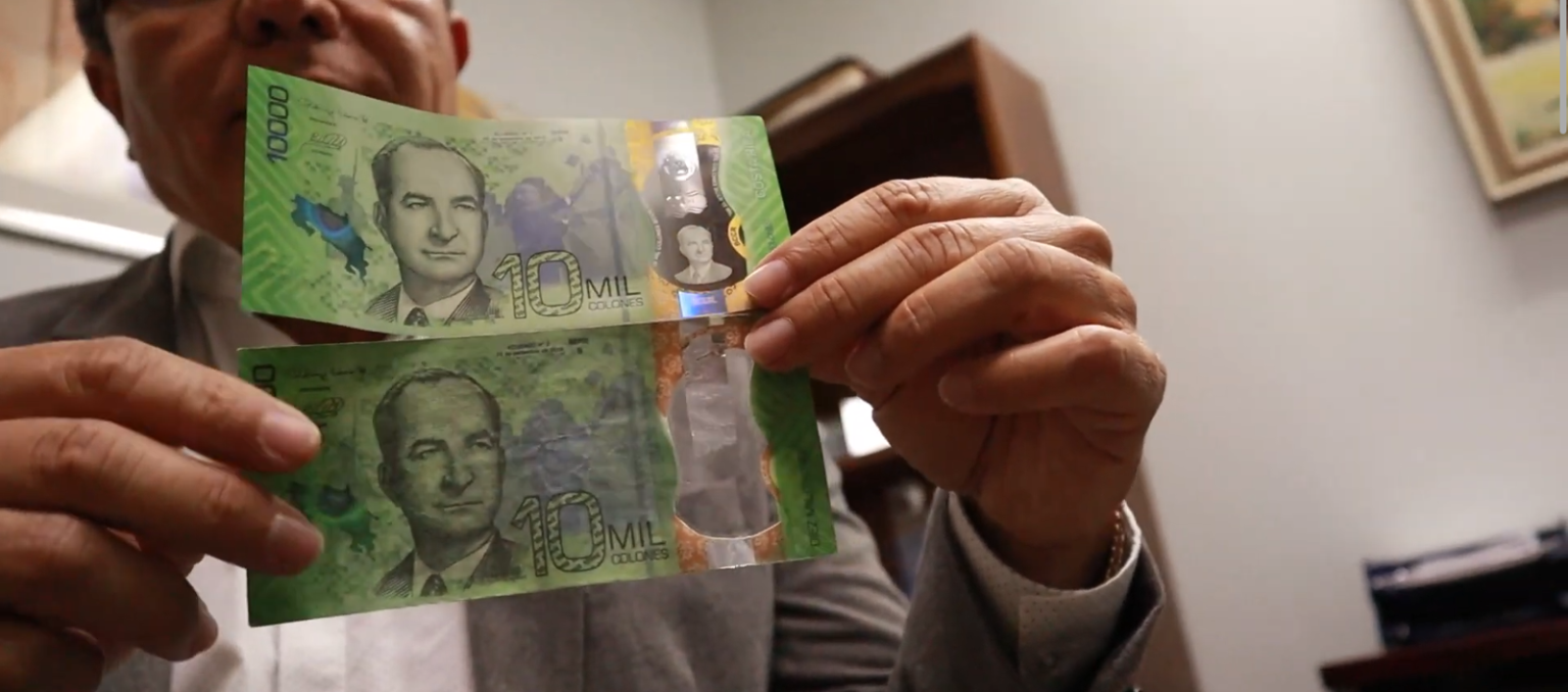 Imagen principal del artículo: Banco Central da recomendaciones para identificar billetes de 10.000 colones falsificados