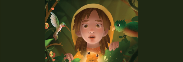 Libro infantil "En busca del sapo dorado" busca concientizar sobre el cambio climático