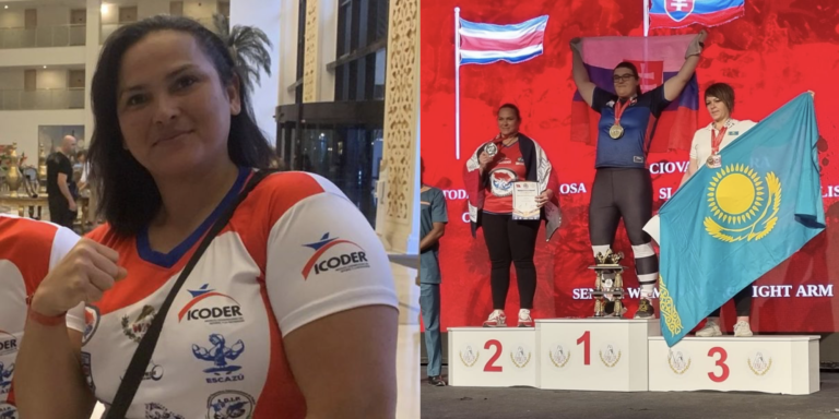 Rosa Baltodano lo vuelve a hacer: compite ante atletas más jóvenes y se corona subcampeona mundial