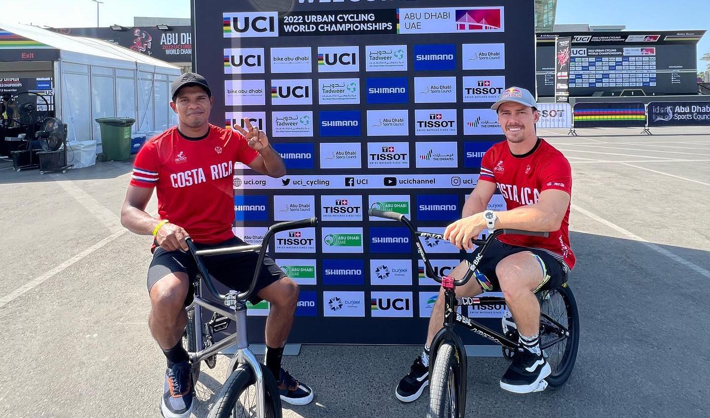 Imagen principal del artículo: Kenneth Tencio y Gama Osegueda arriban a Abu Dabi con la consigna de clasificar a París 2024