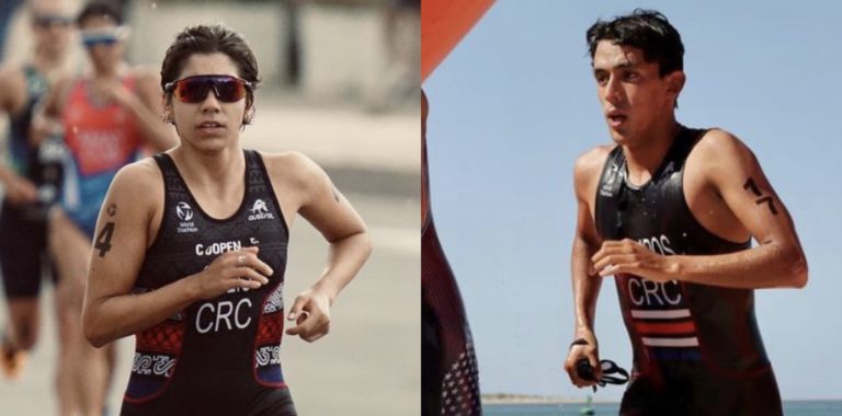Triatletas costarricenses fueron becados por World Triathlon para competir en la Copa Mundial