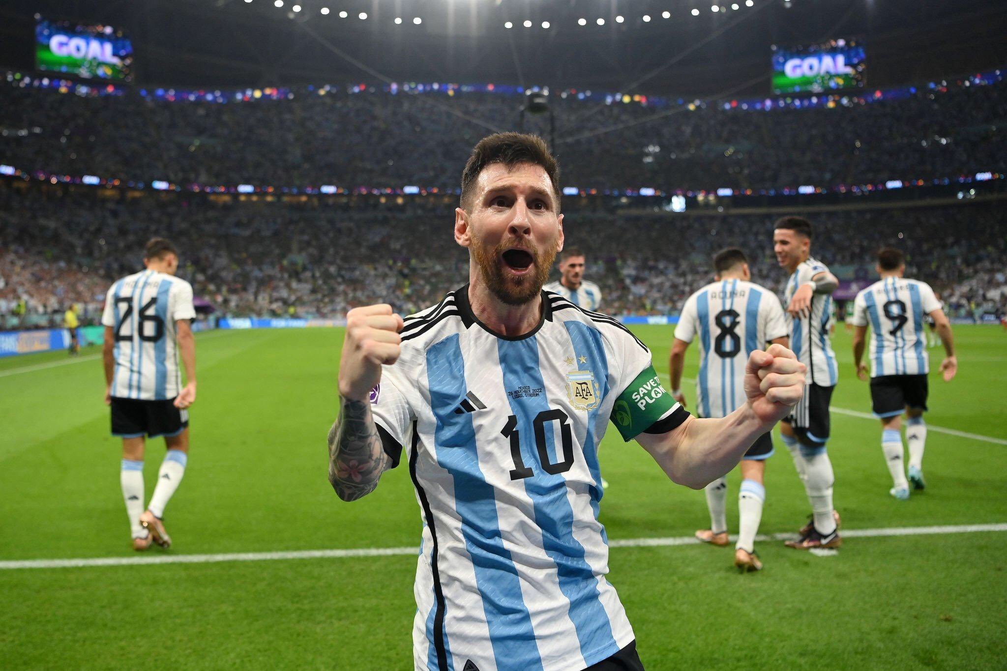 Imagen principal del artículo: Argentina despierta en el mundial de la mano de Leo Messi