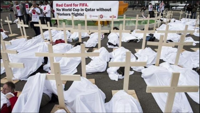 Qatar admite que "al menos" 400 trabajadores murieron en las obras para el Mundial
