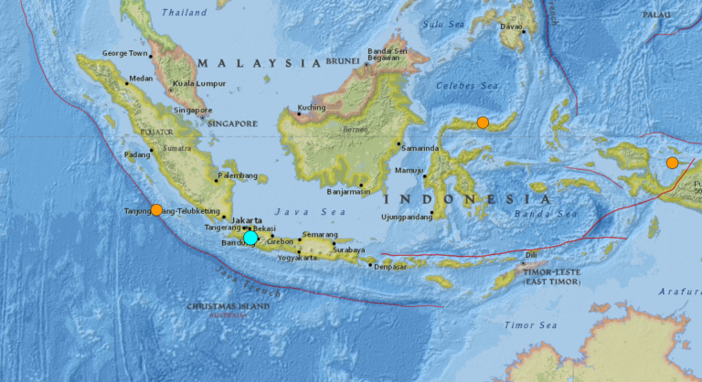 Sismo de magnitud 5,6 deja más de 160 muertos en capital de Indonesia