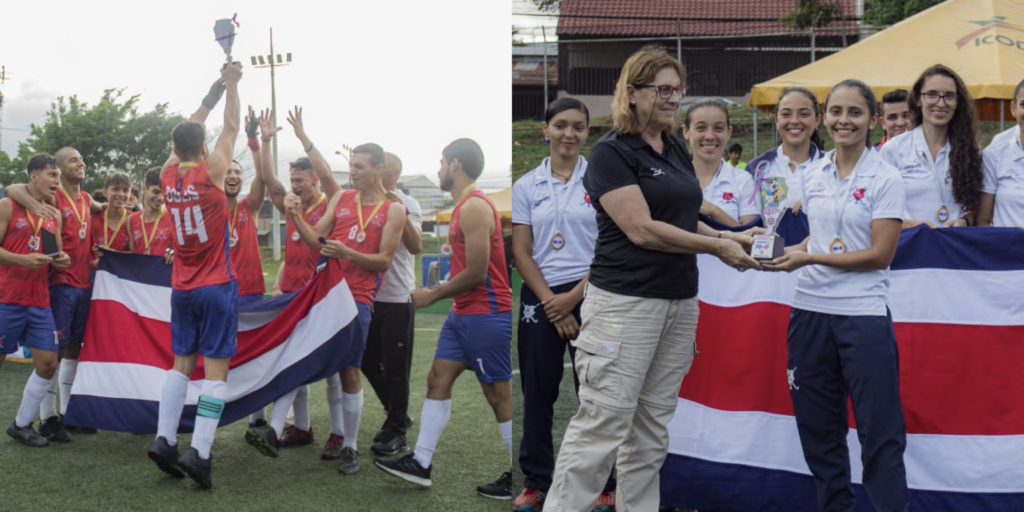 Costa Rica queda campeón masculino y subcampeón femenino en el