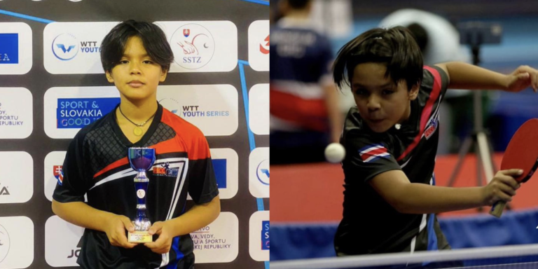 Principal promesa del tenis de mesa costarricense conquista histórico trofeo en Eslovaquia