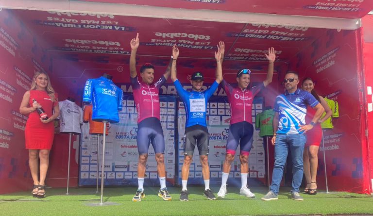 Ciclista tico Sebastián Moya conquistó la sexta etapa de la Vuelta a Costa Rica 2022