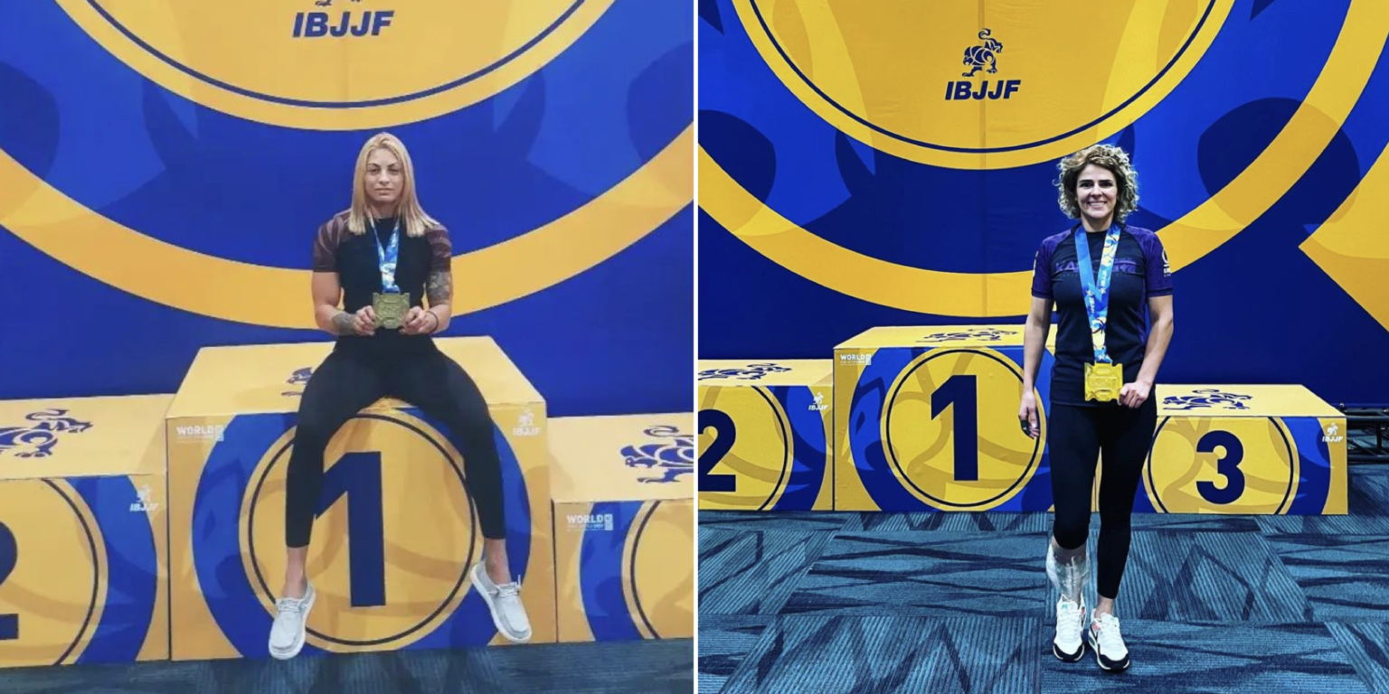 Imagen principal del artículo: Por primera vez en la historia, dos atletas ticas de jiu-jitsu se coronan campeonas mundiales sin kimono