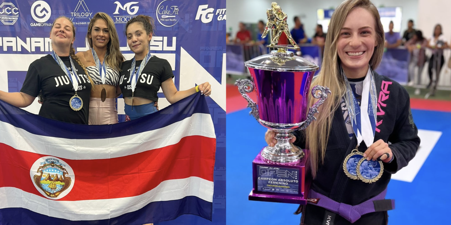 Imagen principal del artículo: Atletas ticas arrasan con todas las categorías en el Panamá Jiu Jitsu Open 2022