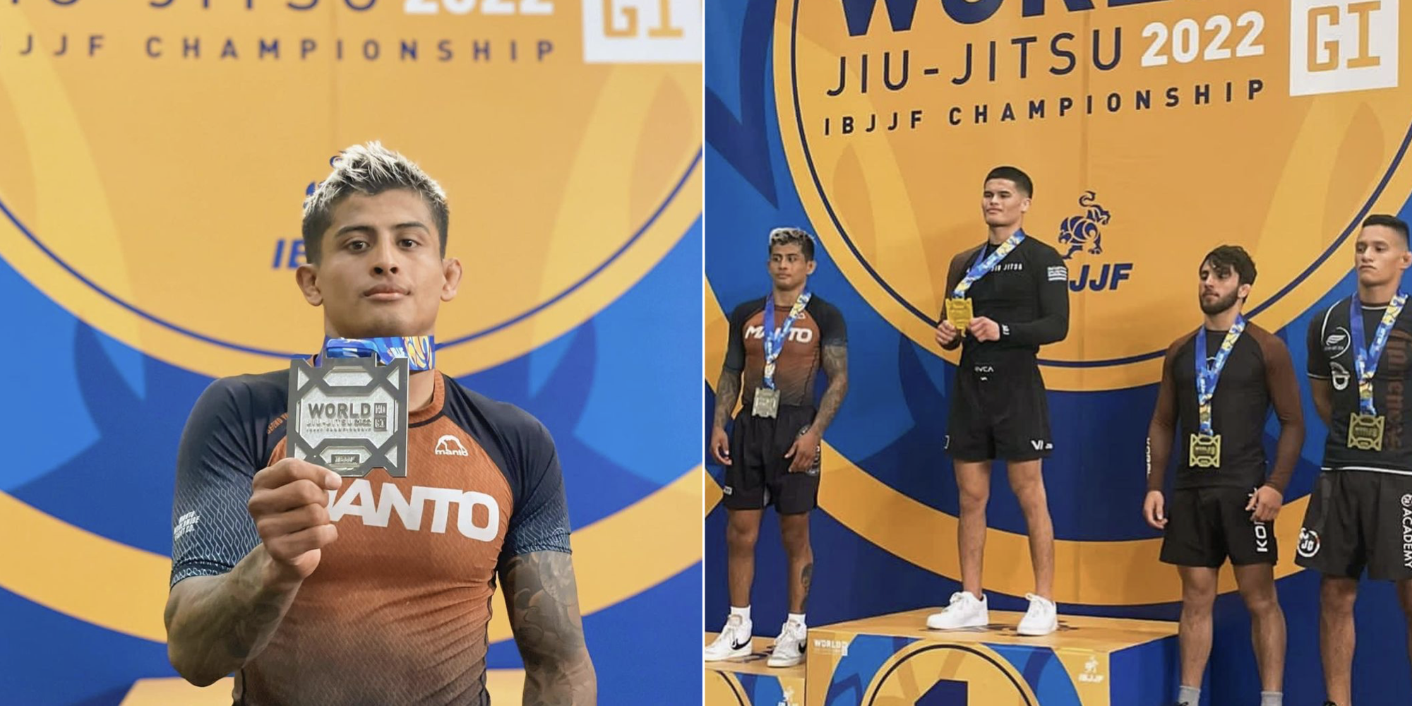 Imagen principal del artículo: Atleta costarricense de jiu-jitsu Julián Espinosa se corona subcampeón mundial sin kimono