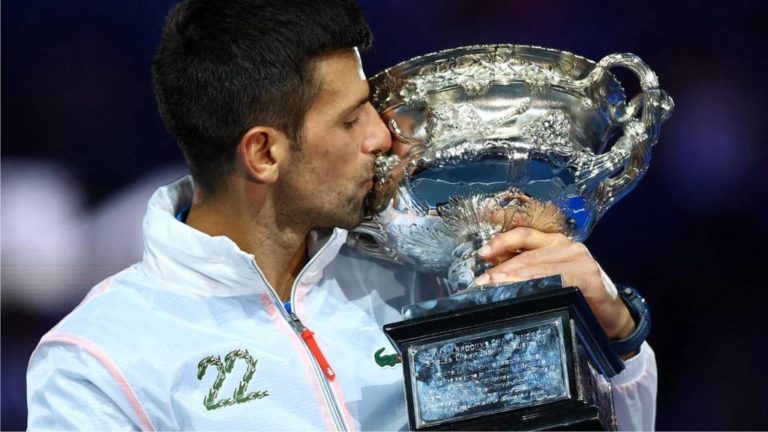 Novak Djokovic alcanzó el récord de 22 Grand Slams ganados que ostentaba Rafa Nadal