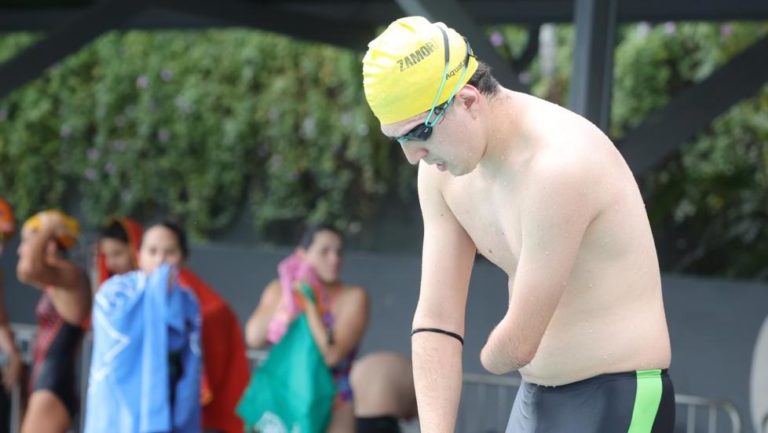 Histórico: la natación adaptada debutó con éxito en los Juegos Deportivos Nacionales