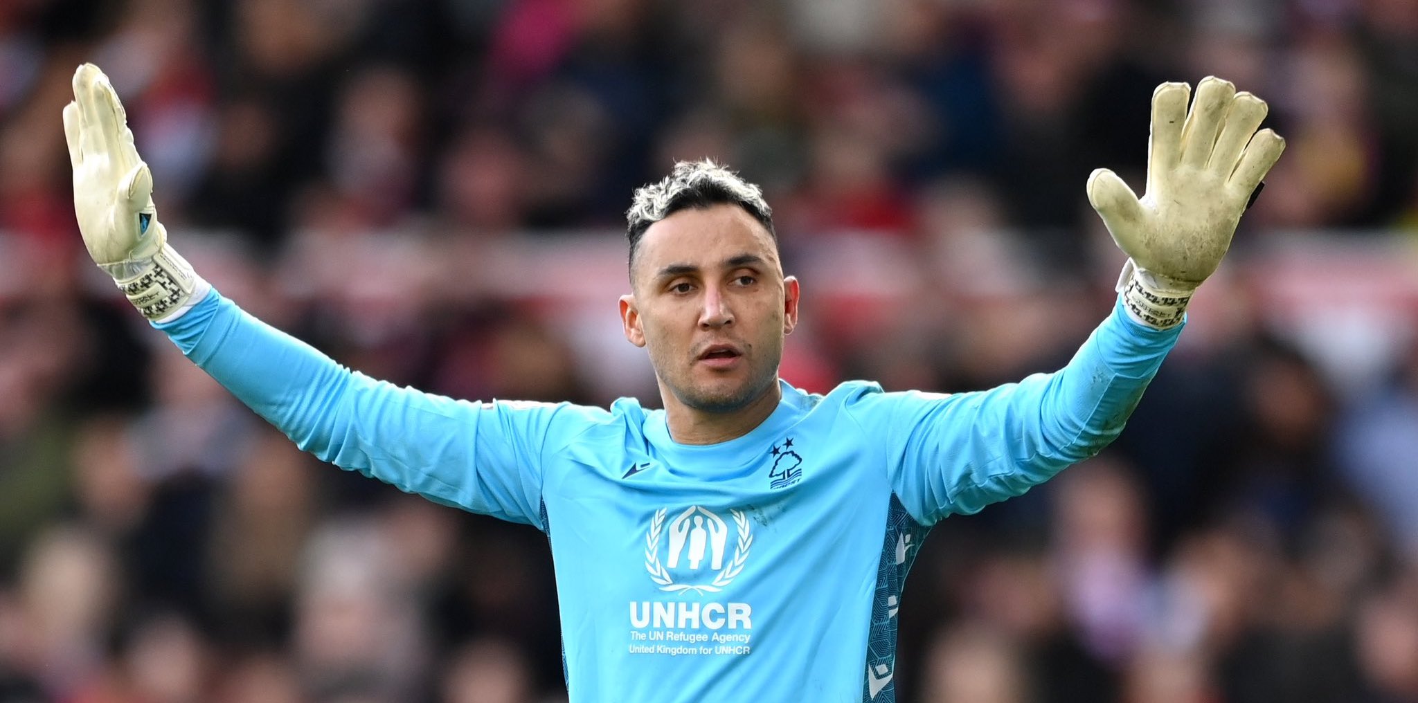 Imagen principal del artículo: Keylor Navas fue elegido "jugador del partido" en su primer partido en Inglaterra