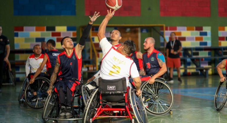 Por primera vez en la historia, el baloncesto en silla de ruedas fue incluido en Juegos Deportivos Nacionales