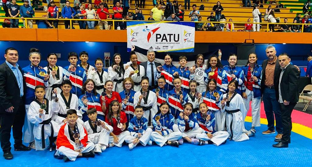 Imagen principal del artículo: Costa Rica ganó 35 medallas en la primera fecha de la Serie Panamericana de Taekwondo 2023