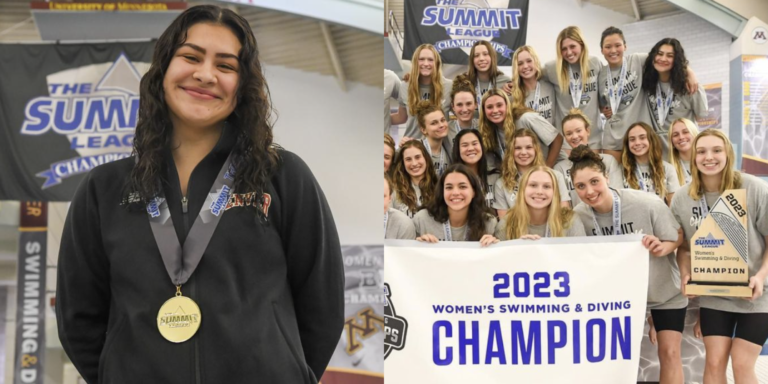 Nadadora universitaria tica Daniela Alfaro se corona campeona de conferencia en Estados Unidos