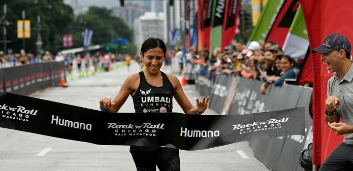 Maratonista aficionada tica Diana Bogantes impone nuevo récord centroamericano en la prueba de media maratón