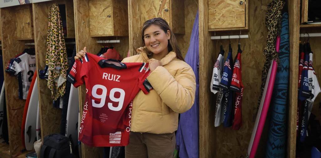 Imagen principal del artículo: Con el apellido Ruiz en su espalda, Brisa Hennessy clasificó a octavos de final en Portugal