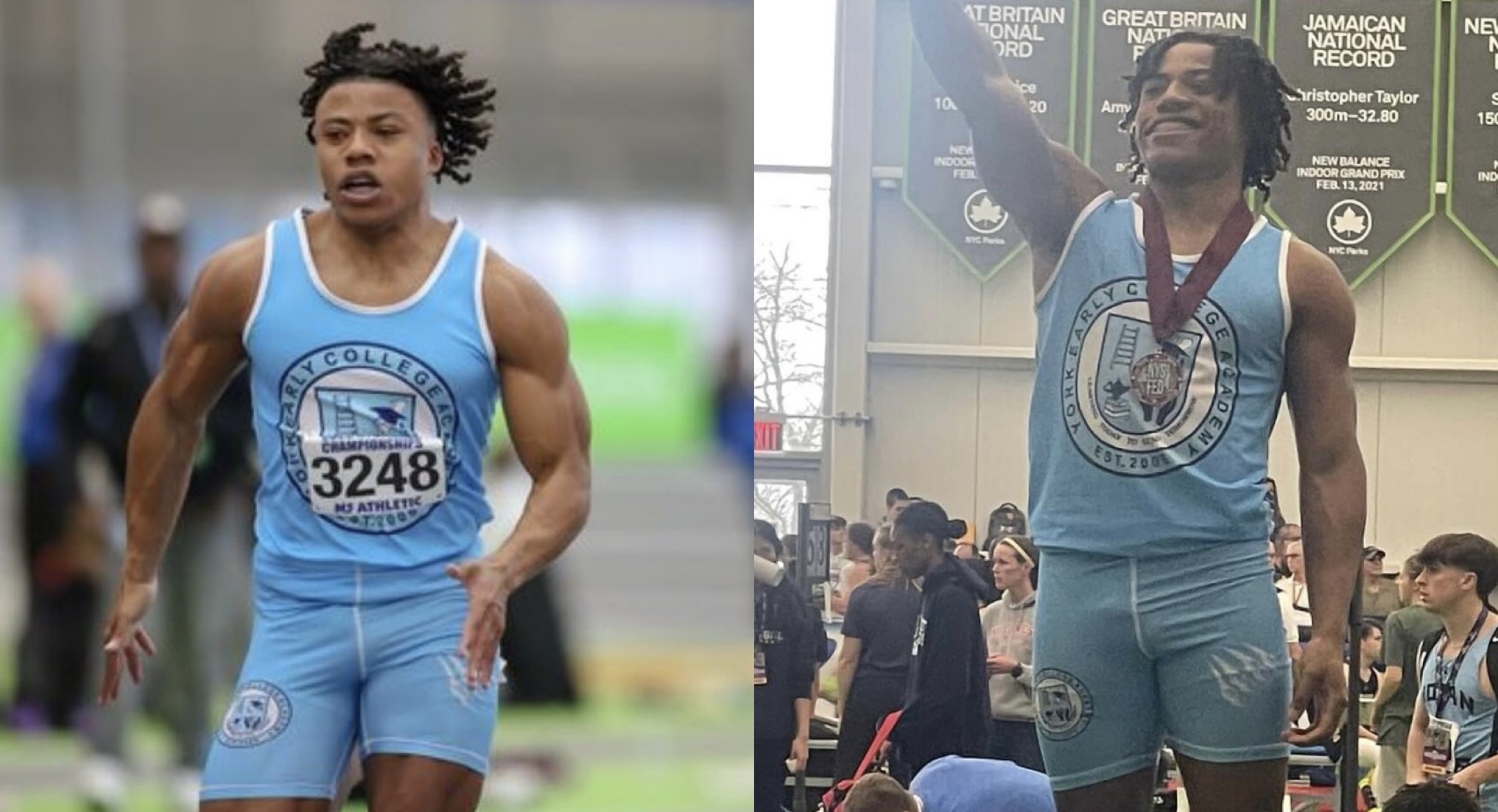 Imagen principal del artículo: Prometedor velocista costarricense José Davis gana medalla de plata estatal en Nueva York