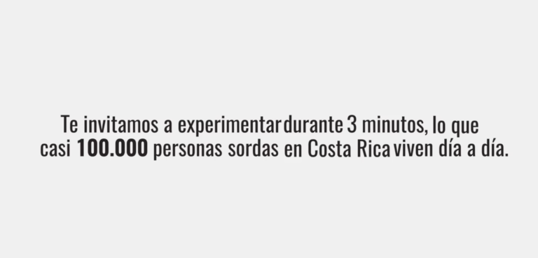 Campaña costarricense sobre concientización a población sorda obtiene premio internacional
