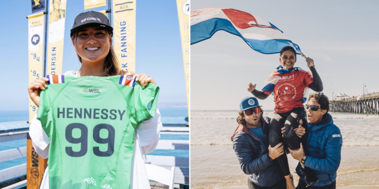 Brisa Hennessy honrará a bicampeona mundial tica de surf adaptado Jimena Ruiz en Portugal