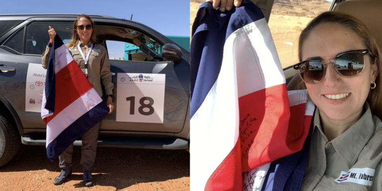 Tica María Fabres fue invitada a competir en el rally exclusivo para mujeres más importante de Asia