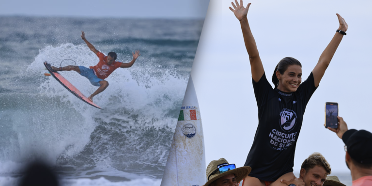 Nueva generación de surfistas limonenses brillan en el Circuito Nacional de Surf 2023