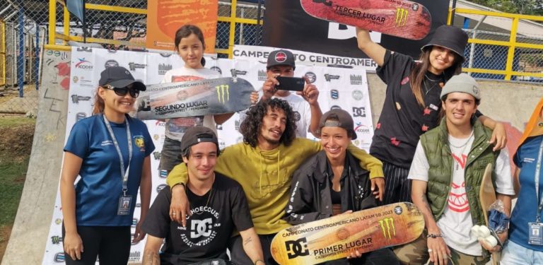 Costa Rica se apoderó de los primeros lugares en el Centroamericano de Skateboarding 2023