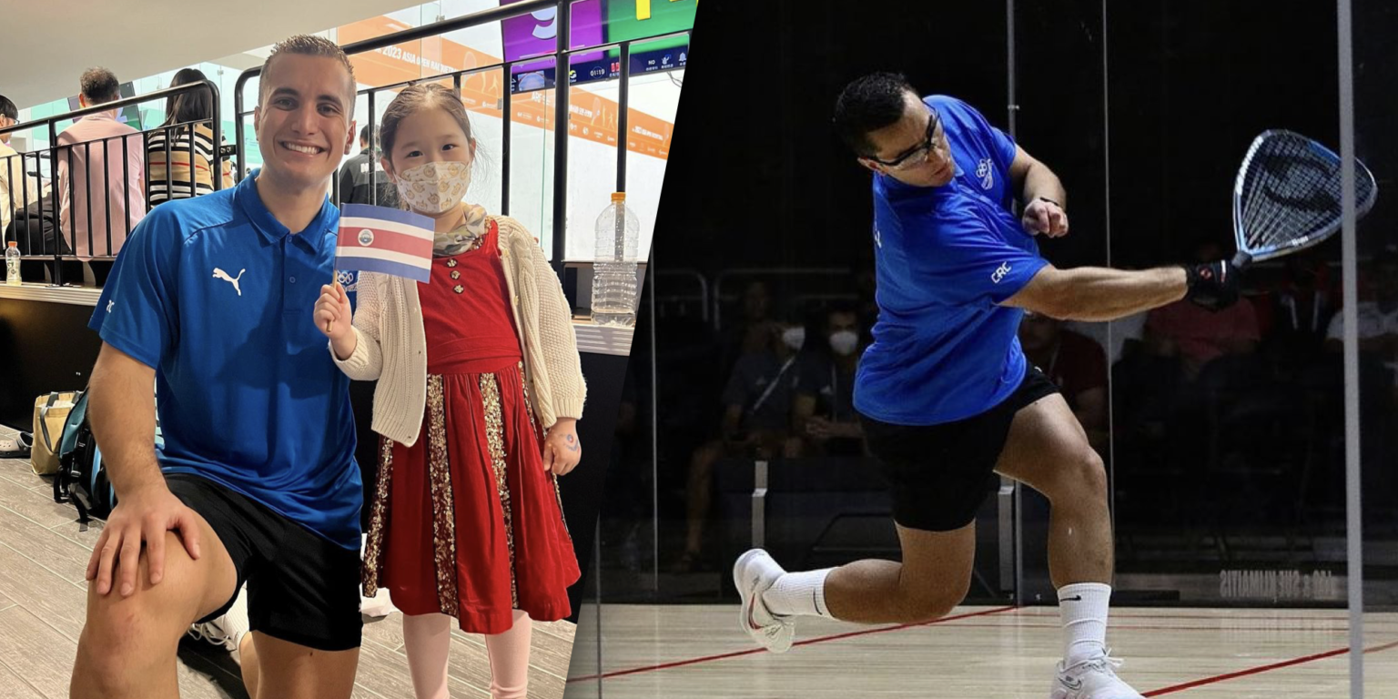 Imagen principal del artículo: Raquetbolista tico Andrés Acuña conquista Corea del Sur: ganó plata en el Abierto de Asia 2023