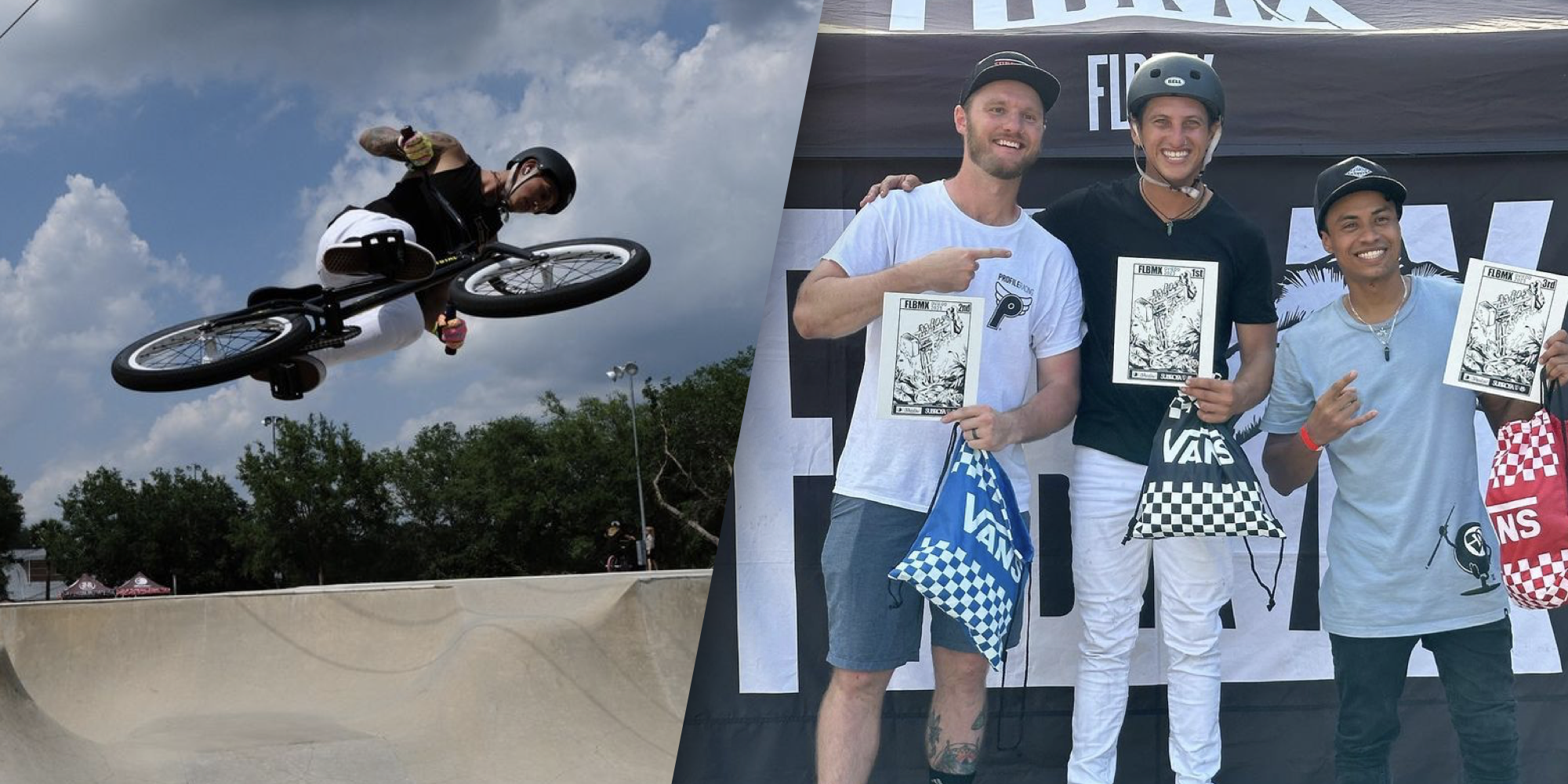 Imagen principal del artículo: Costarricense Giancarlos Ramírez ganó torneo regional de BMX freestyle en Florida, Estados Unidos