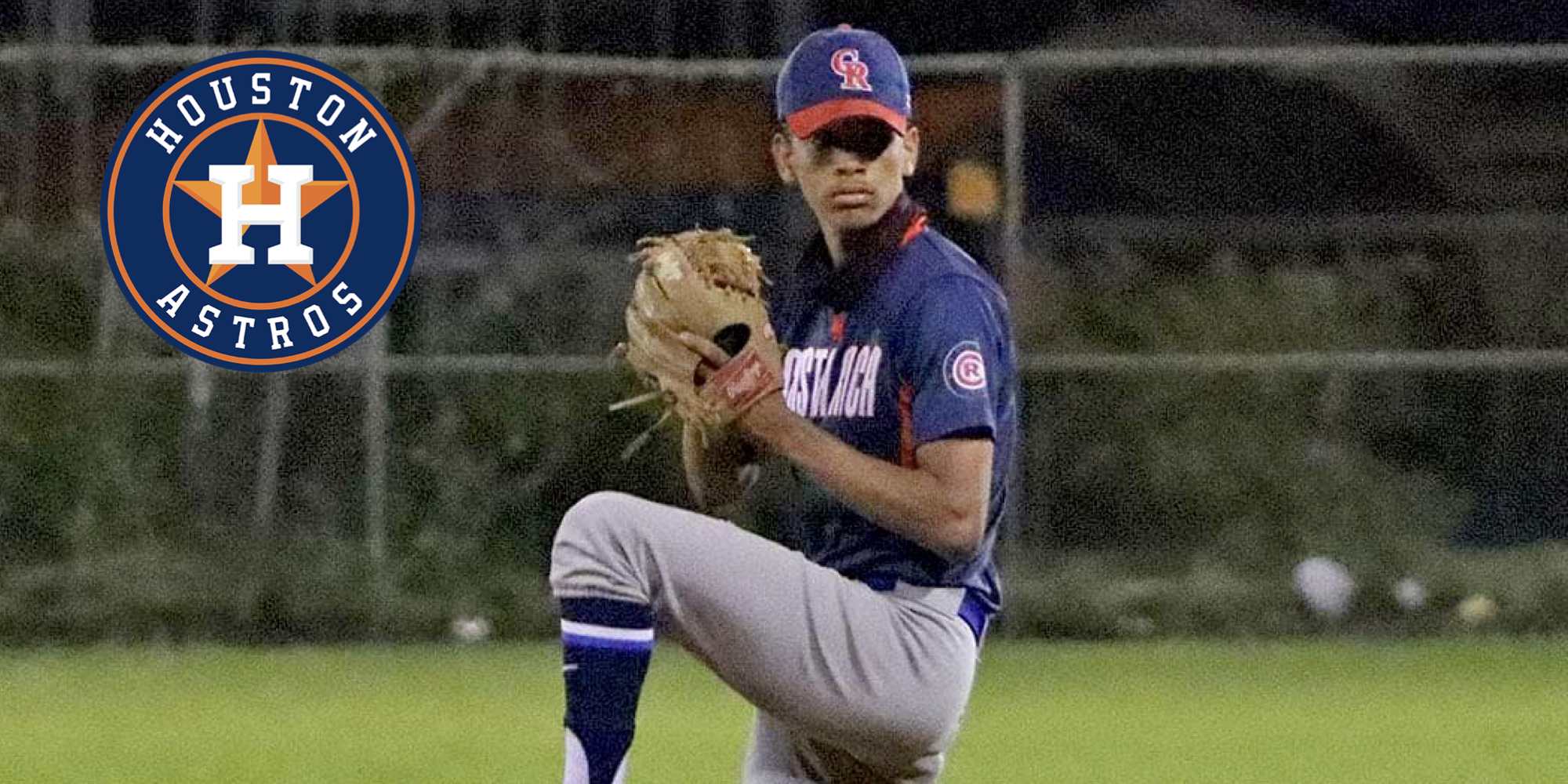 Imagen principal del artículo: Oficial: beisbolista tico Juan Estrella, de 18 años, ficha con los Astros de Houston