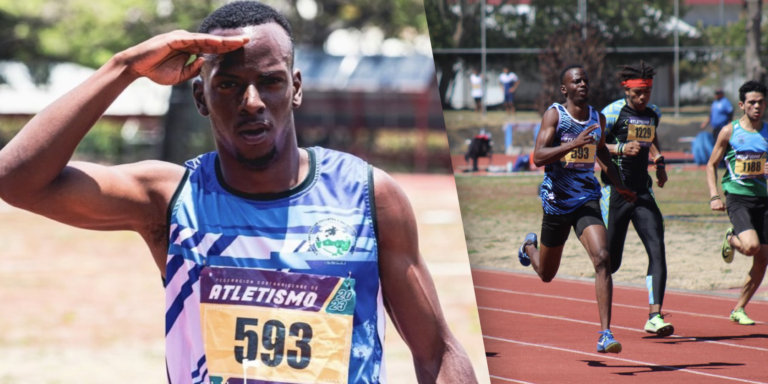 Joven velocista limonense Alejandro Ricketts conquista el título nacional en los 100 y 200 metros planos