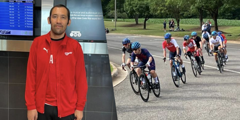 A sus 40 años, el ciclista tico Henry Raabe da la sorpresa en la Copa Mundial de Paraciclismo