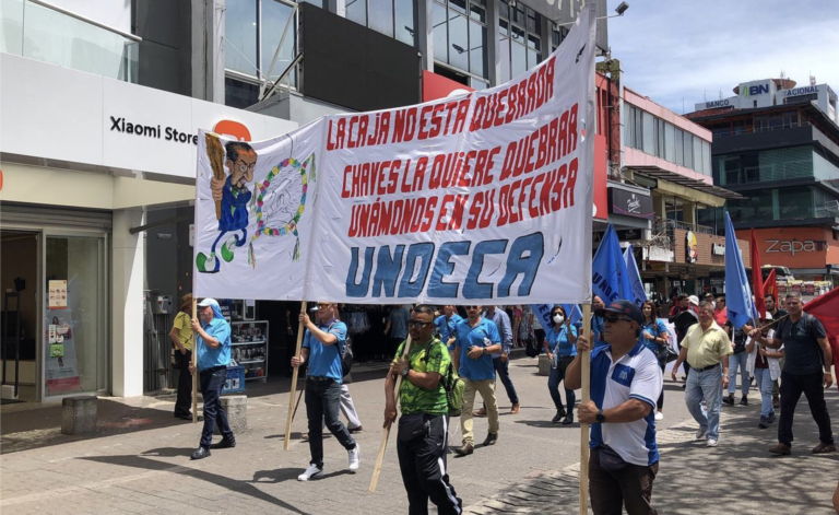 Sindicatos de la CCSS convocan a huelga este jueves en todo el país