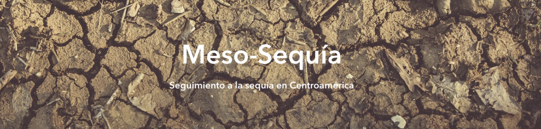 Imagen principal del artículo: Meso-sequía: plataforma digital permitirá monitorear la evolución de la sequía en Centroamérica