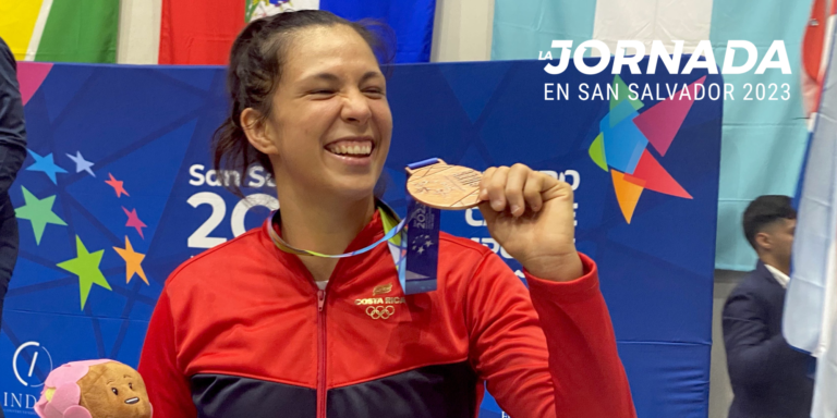 Judoca tica Diana Brenes celebra entre lágrimas su medalla en San Salvador 2023: “Me ha costado mucho superar las lesiones”