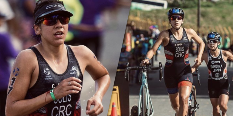 Tica Raquel Solís consigue el mejor resultado de su vida en una Copa Mundial de Triatlón