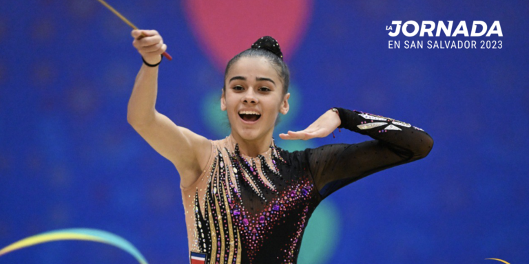 Gimnasta tica Gloriana Sánchez brilló en San Salvador 2023: ¡Clasificó a dos finales con 16 años!