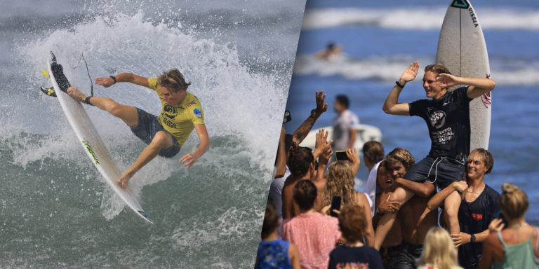 Surfista costarricense de 19 años da la sorpresa: ¡Sam Reidy conquistó su primer título nacional!