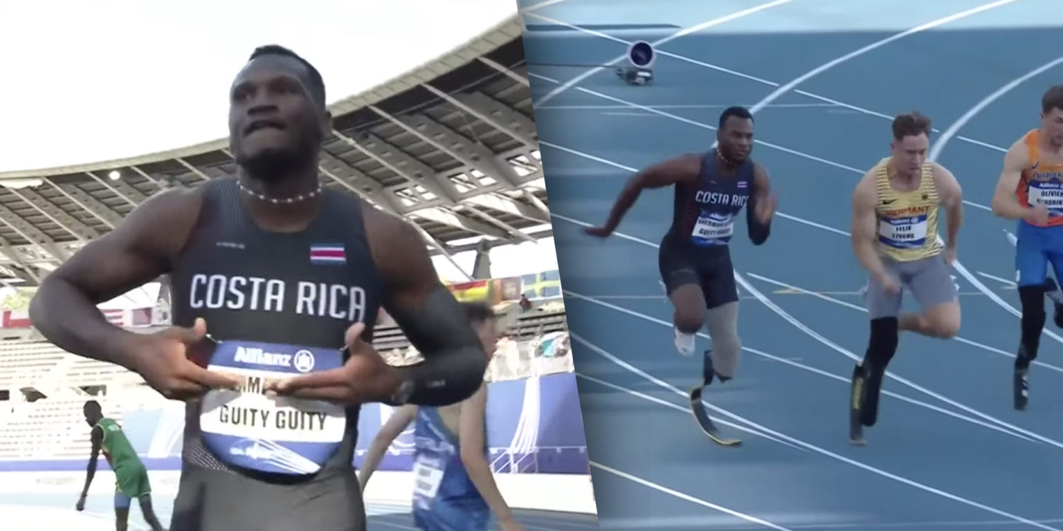 Imagen principal del artículo: Rumbo al título mundial: Sherman Güity clasificó con solidez a la final de los 100 metros en Francia