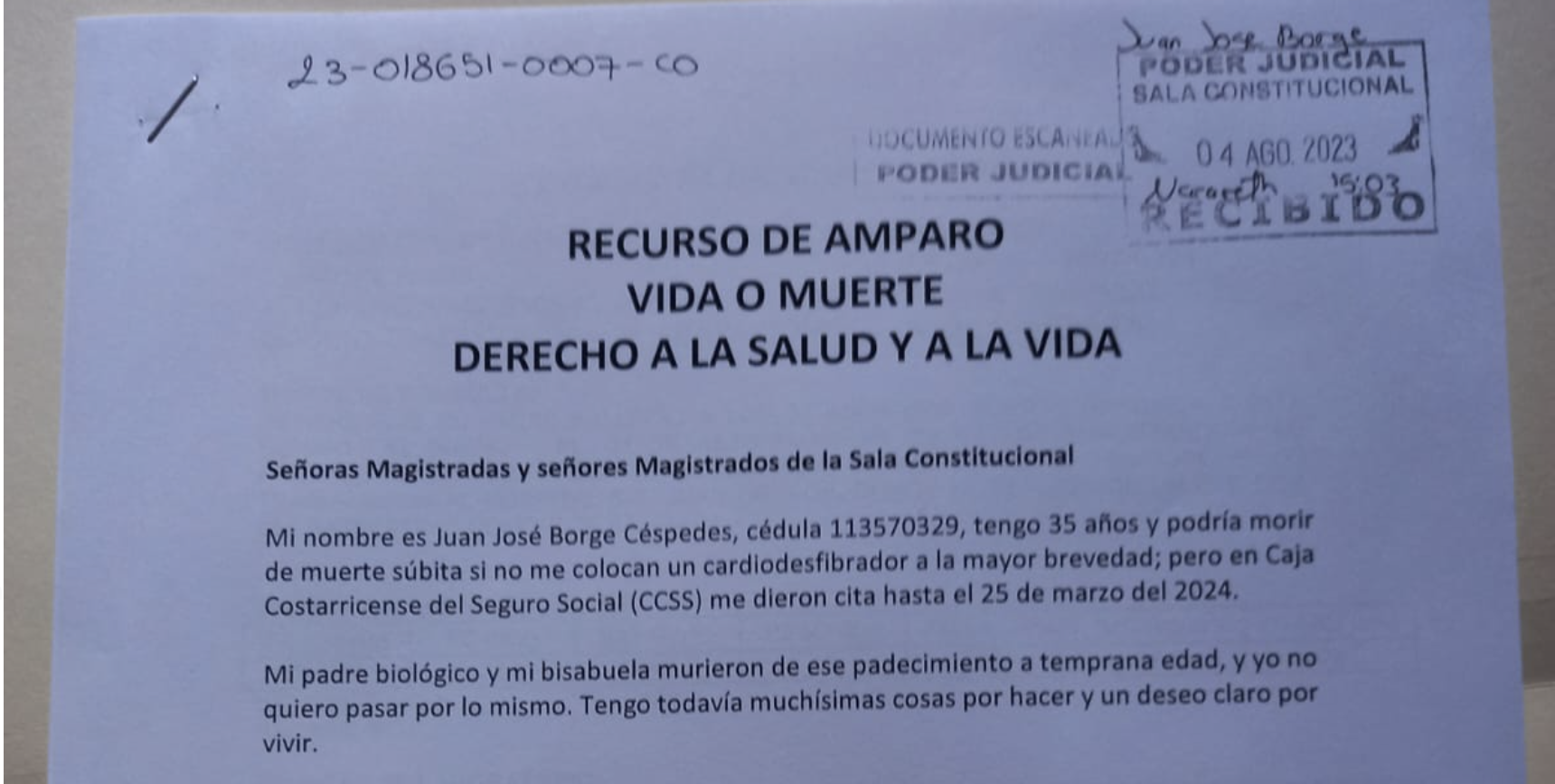 Imagen principal del artículo: Entre la vida y la muerte, a la espera de la Caja