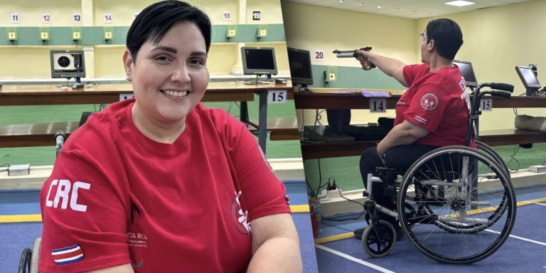 Atleta tica de tiro deportivo Paola Arana clasificó a los Juegos Parapanamericanos de Santiago 2023
