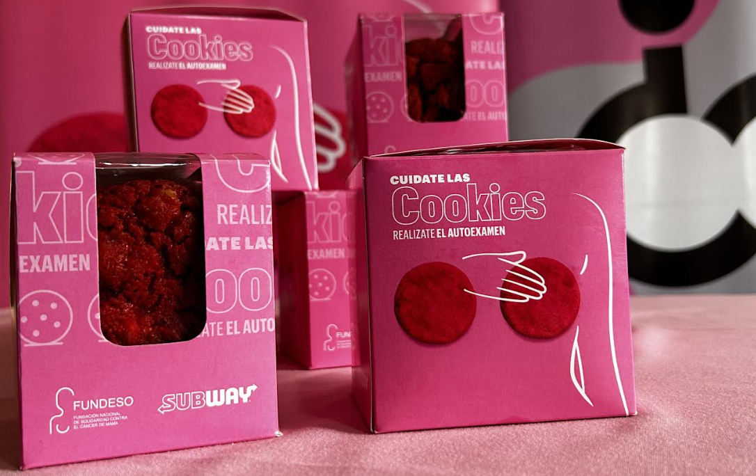 Imagen principal del artículo: “Cuidate las Cookies”: Con nueva galleta, Subway concientizará sobre prevención del cáncer de mama
