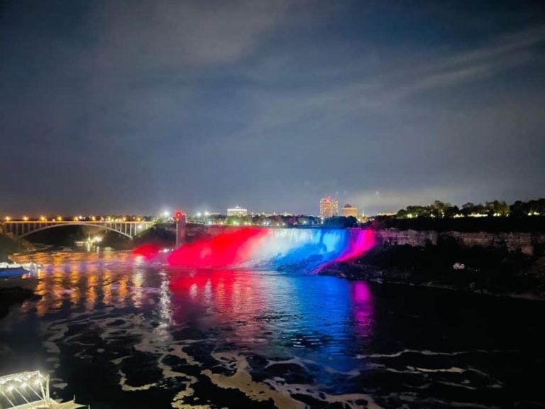 Cataratas del Niágara se iluminarán para celebrar la independencia de Costa Rica