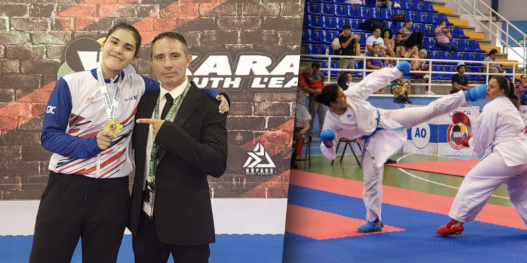 Karateca tica Amanda Moreno gana histórica medalla de oro en la Liga Mundial Juvenil de Karate