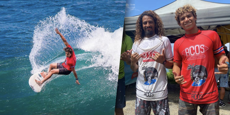 Joven surfista limonense venció a Cali Muñoz y ganó el torneo de olas grandes más importante de Costa Rica