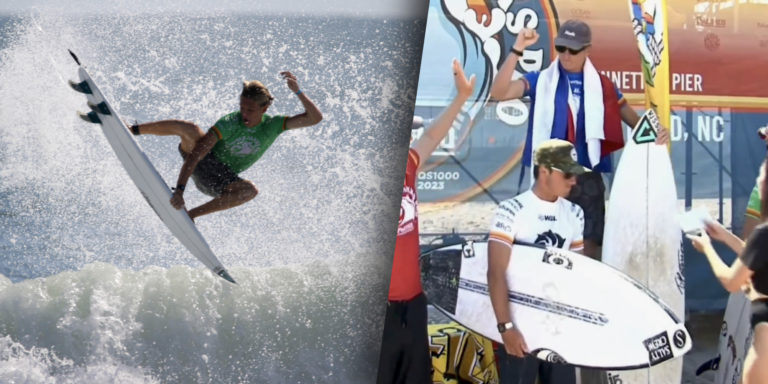 Nuevo campeón nacional del surf costarricense se sube al podio en Estados Unidos